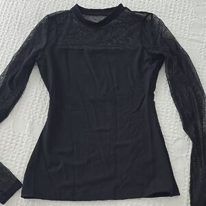 Susana Monaco Mesh Blouse XS